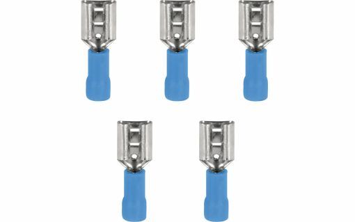 InnTec Flachsteckhülsen Gelb 6,3 mm (5er Set)
