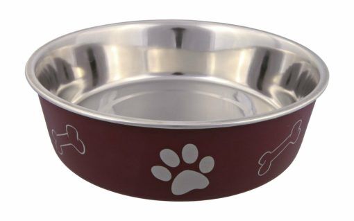 Jollypaw Napf Edelstahl mit Kunststoffmantel 0,45 l/º 14 cm