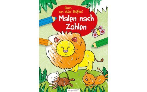 Kangaroo Kinderbücher Malen nach Zahlen - Löwe