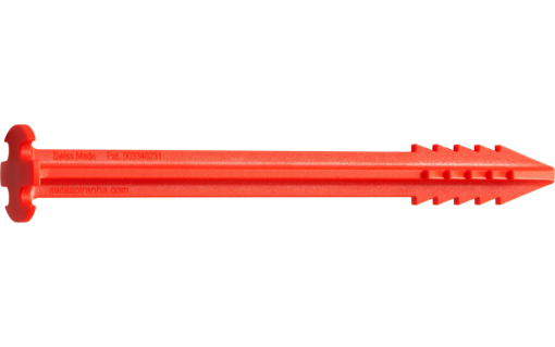 Swiss Piranha RT120 Zelthering rot 12 cm 10er Set im Beutel