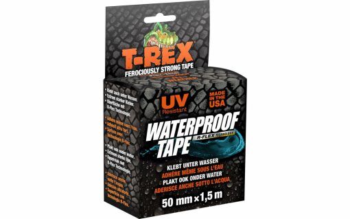 T-Rex  wasserfestes Reparaturklebeband 1,5 m x 50 mm transparent