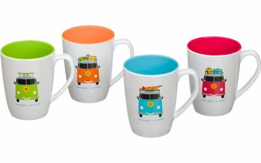 Tassen 4er Set Camper Smiles 350 ml