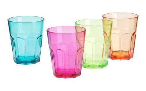 Trinkgläser Soda 340 ml 4er Set bunt