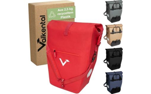 Valkental ValkOcean Gepäckträgertasche 28 Liter beige