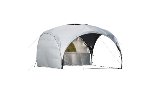 Wecamp Sunshade Seitenwand für Pavillon Set 4 teilig hellgrau