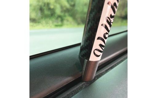 Wolfshund Fenstersicherung/Einbruchschutz für VW T5/T6 Schiebefenster