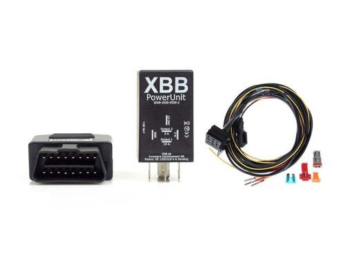 XBB Dongle & PowerUnit komplett kit med kablage