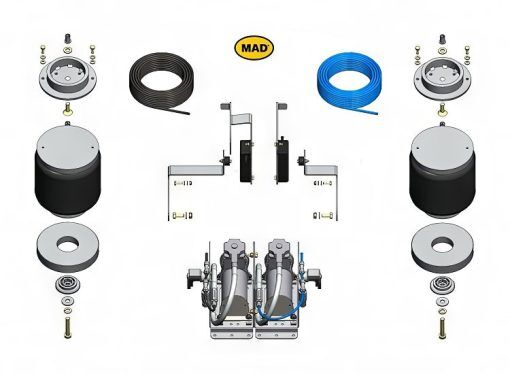 Luftfjädring full air suspension inkl. kompressor Ford Tourneo Connect 2022+
