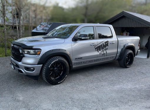 Skärmbreddare Pocket Style 50mm/76mm Dodge Ram 1500 2019+