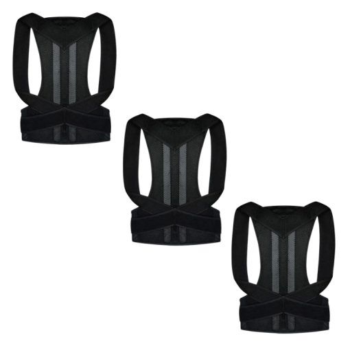 Norelie EasyPosture Ryhtiliivi - Parempi Ryhti, Parantaa Ryhtiä, Selkärangan Liikkuvuus - Back Brace Asennonkorjain Miehille Ja Naisille, XL - 85-95cm / 3x EasyPosture