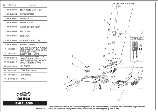 BH1EU3000-13, reservdel liten kolv till BH1EU3000