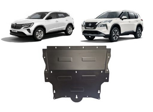Underkörningsskydd Motor Reanult Austral 2022+ / Nissan X-Trail 2021+