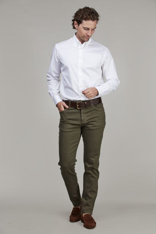 5-pkt Cut'n Sew 828 Falcon, Grön, 38/34, Hansen & Jacob - 38/34