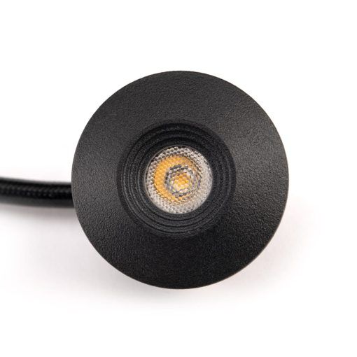 SLC MiniOne Microspot Fixed Ø25 930 IP65 45° Svart