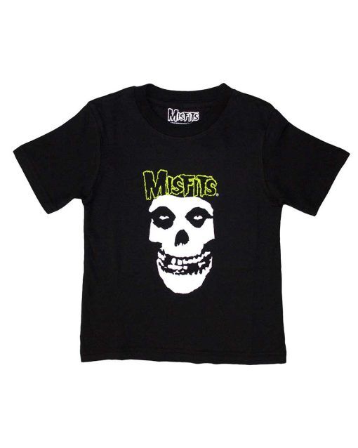 Misfits - Skull and Logo - Barn T-shirt  (Storlek: 9-10 ÅR)