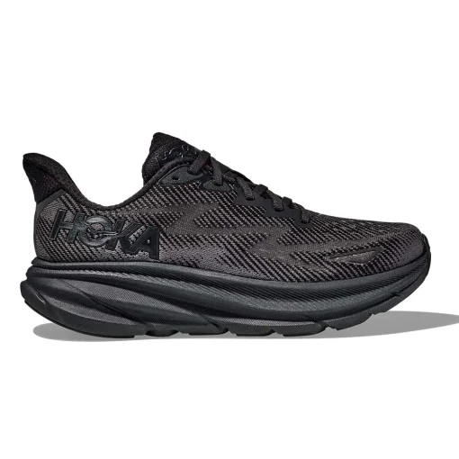 HOKA Clifton 9 löparskor (herr) - Black/Black - 46 ⅔
