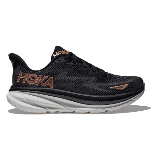 HOKA Clifton 9 löparskor (dam) - Black/Rose Gold - 41 ⅓