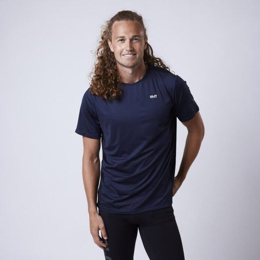 CLN Athletics T-shirt träning Blå Herr Force mesh t-shirt Night blue
