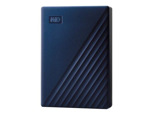 WD My Passport for Mac WDBA2F0050BBL - Hårddisk - krypterat - 5 TB - extern - Midnattsblå
