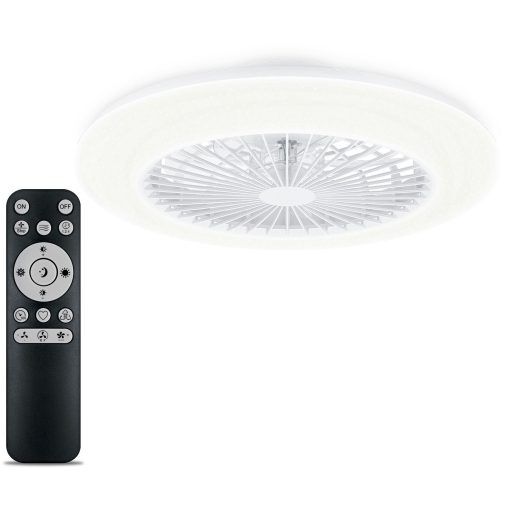 Philips Amigo Takfläkt med LED-belysning 4000 lm - Varmvit och kallvit