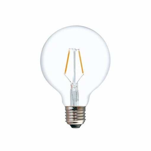 LY Sweden LED-lampa G80 dimbar klar 2W 2200K E27