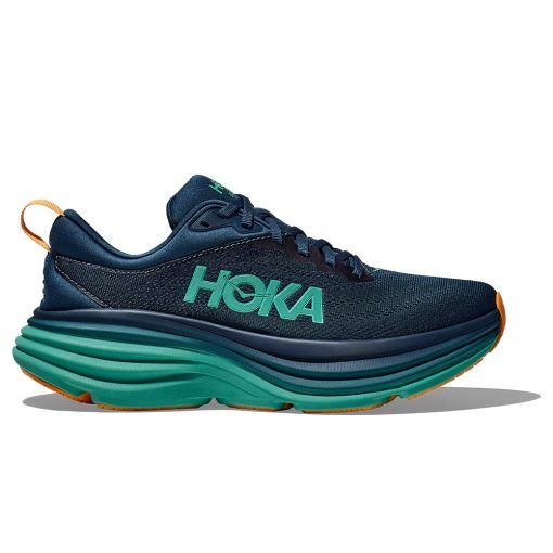 HOKA Bondi 8 löparskor (herr) - Midnight/Shoreline - 41 ⅓
