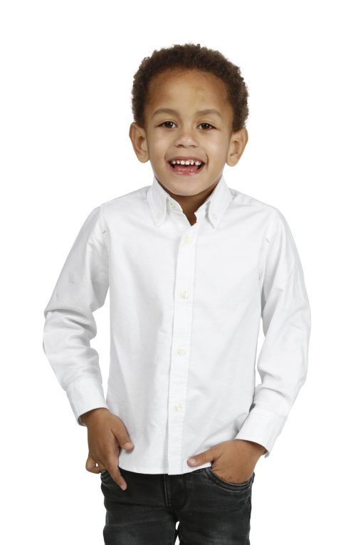 Skjorta, Children's Oxford Shirt, Vit , 130, Hansen & Jacob - S
