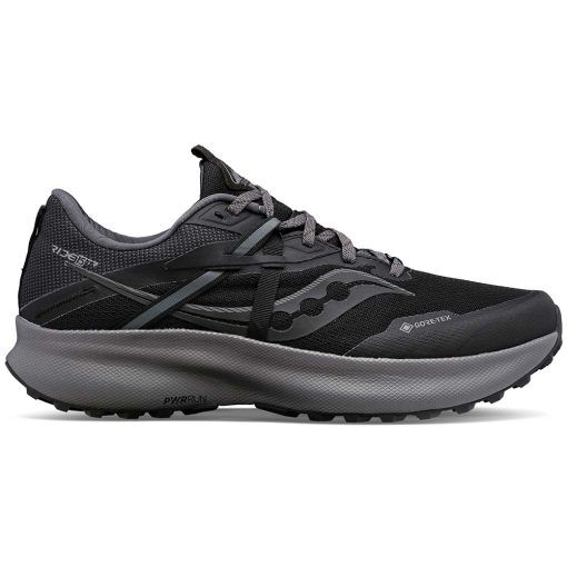 Saucony Ride 15 TR GTX terränglöparskor (herr) - Black / Charcoal - 42