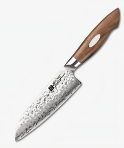 Yahagi 5.5" Damascus Steel Santoku Knife 三徳包丁