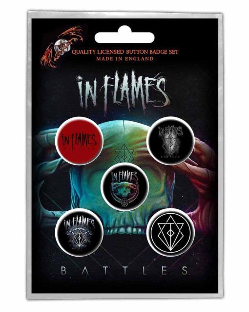 In Flames Battles PINS 5-PACK