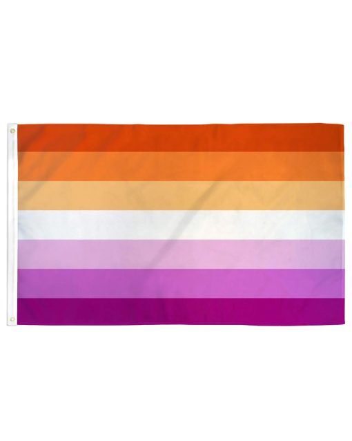 Flagga Pride / Sunset Lesbian
