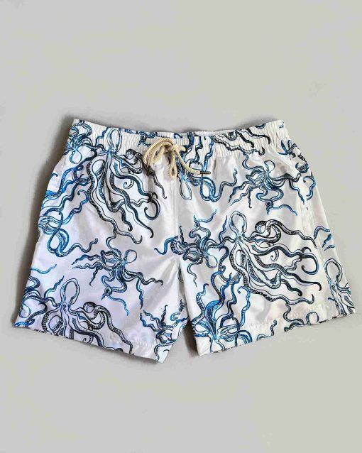 Vita Badshorts Herr - Octopus Indigo