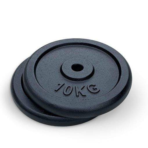 Viktskiva set 25 mm, 10 kg x 2