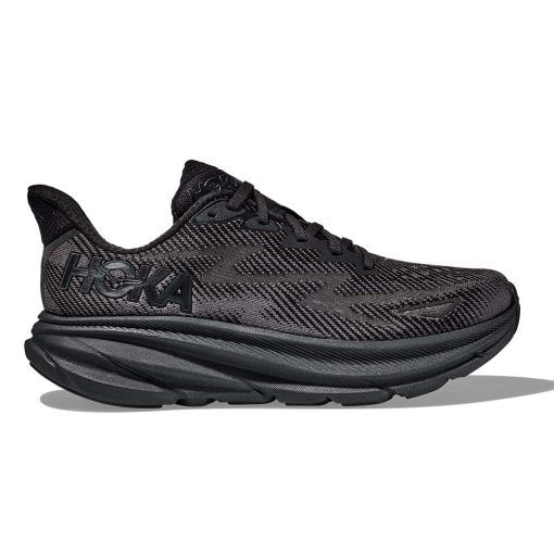 HOKA Clifton 9 löparskor (herr) - Black/Black - 44 ⅔