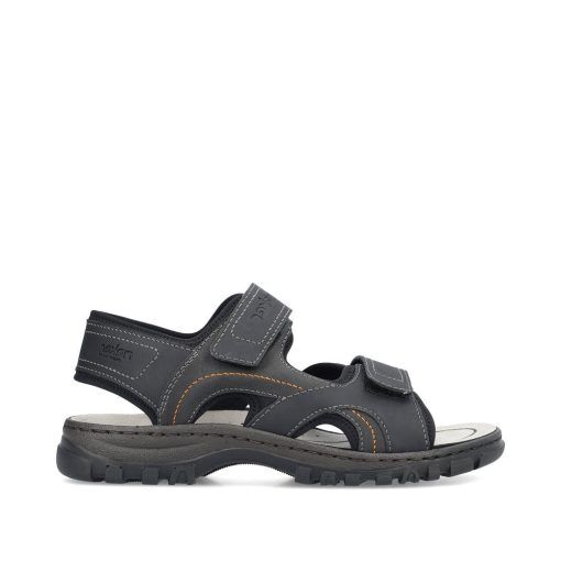 Rieker 25053-00 sandaler (herr) - Oilybuk/Burlington/Scuba - 45
