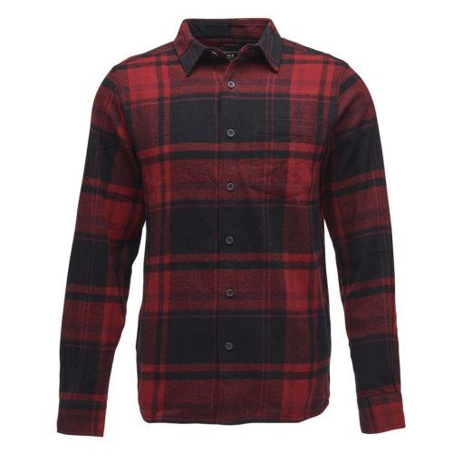 Black Diamond Men&apos;s Project Flannel skjorta (herr) - Red Rock-Black Plaid - L