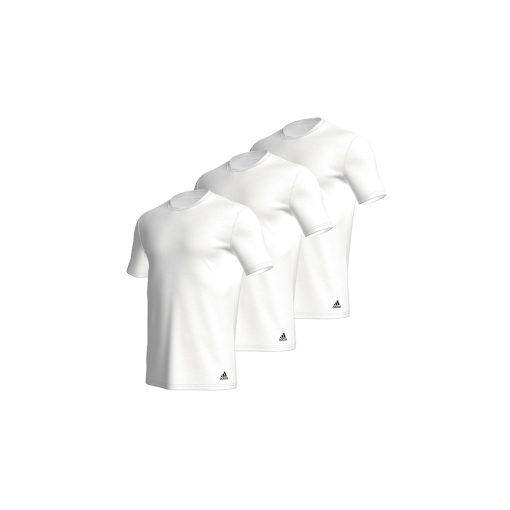 Adidas Crew Neck Shirt 3-pack Tshirt (herr) - White - S