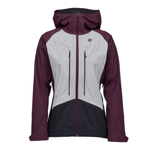 Black Diamond Dawn Patrol Hybrid Shell (dam) - White/Blackberry/Black - S