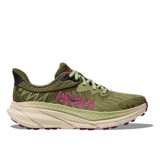 HOKA Challanger 7 terränglöparskor (dam) - Forest floor/Beet root - 41 ⅓
