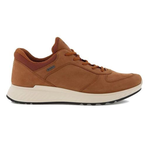 Ecco Exostride M Low GORE-TEX® sneaker (herr) - Cognac - 40