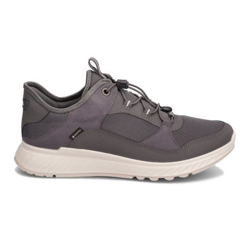 Ecco Exostride W Low GORE-TEX sneaker med dragsko (dam) - Magnet/Magnet - 39