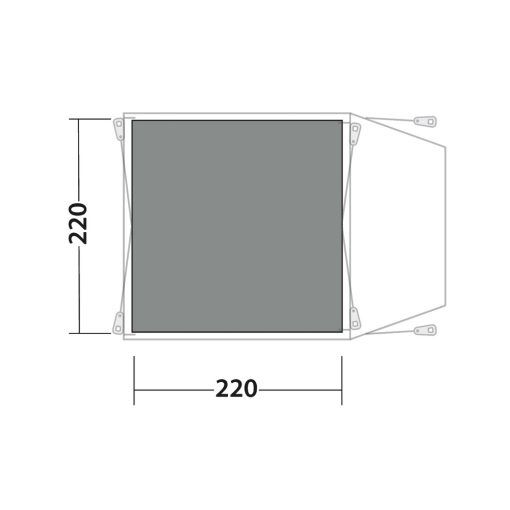 Outwell Beachcrest Footprint