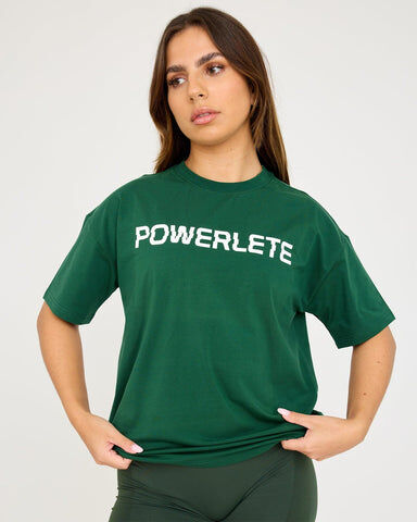 Powerlete Evolve Oversized T-Shirt - Forest Green, XL