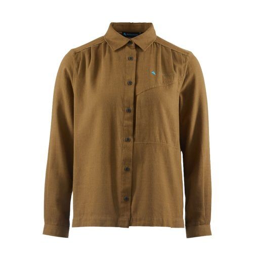 Klättermusen Helheim långärmad skjorta (dam) - Olive - L