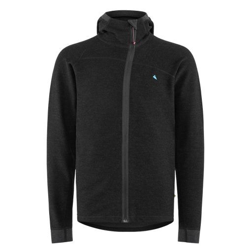 Klättermusen Hödur Hooded Zip huvtröja (herr) - Black - L