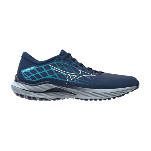 Mizuno Wave Inspire 20 löparskor (herr) - Estate Blue/White/River Blue - 45