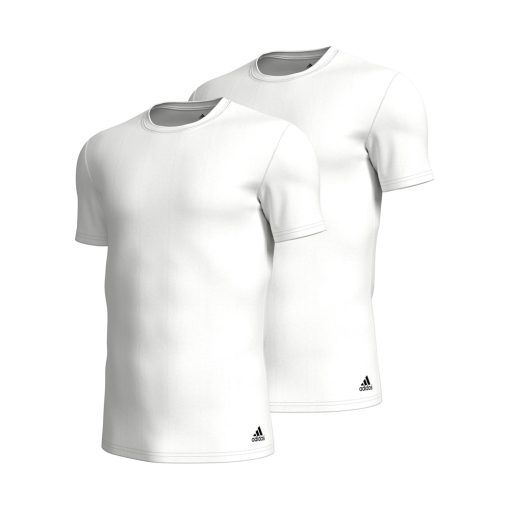 Adidas Crew Neck 2-pack T-shirt (herr) - White - XL