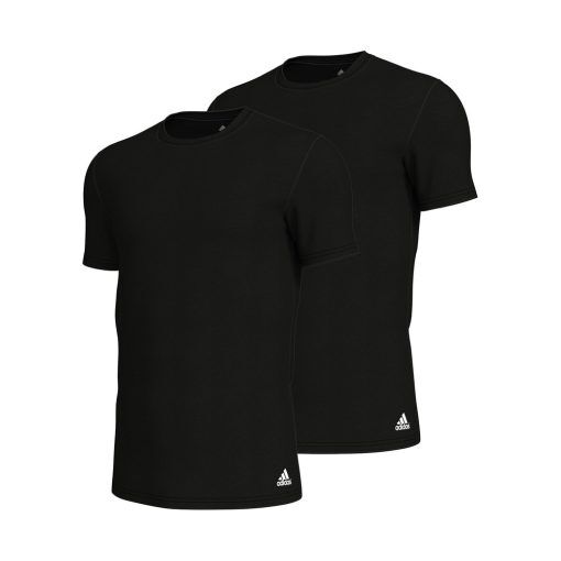 Adidas Crew Neck 2-pack T-shirt (herr) - Black - XL