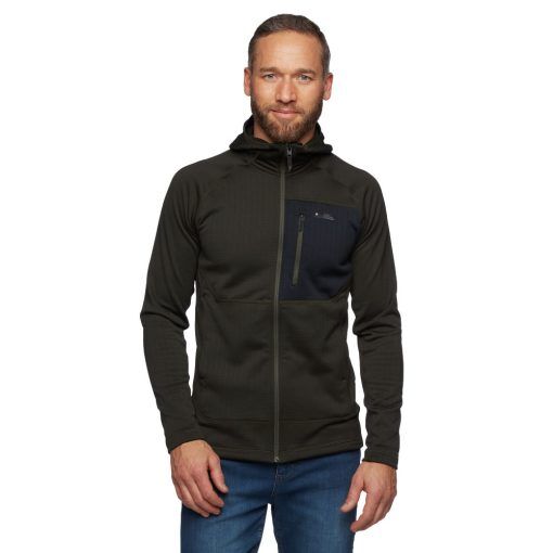Black Diamond Factor Hoody mellanlager (herr) - Cypress - S