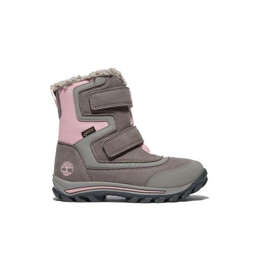 Timberland Chillberg 2-strap GTX Junior Boots (barn) - Medium Grey - 39